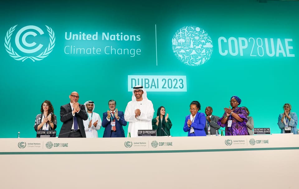 COP28: Global stocktake calling on countries to transition away from fossil fuels just adopted