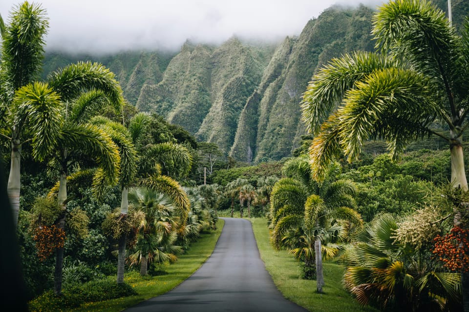 road in Oahu, Hawaii