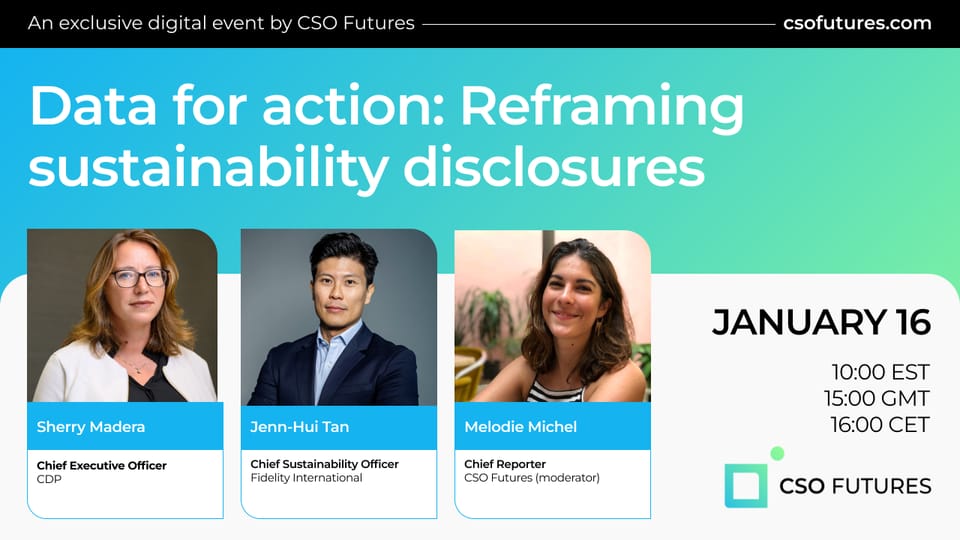 Data for action: Reframing sustainability disclosures